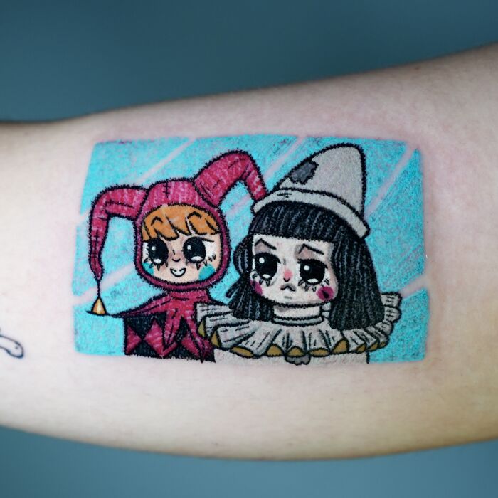 Wait, This Tattoo Artist Actually Uses Pastels?! Check Out These 30 Wildly Fun Scribble-Inspired Tattoos