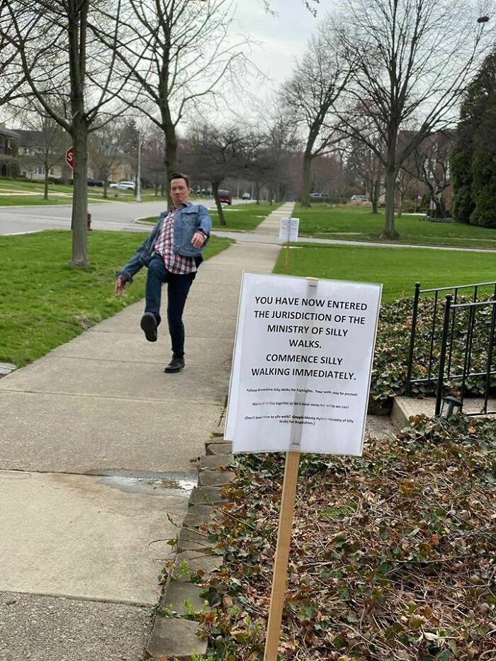 My Neighbors Have Clearly Officially Peaked in Boredom