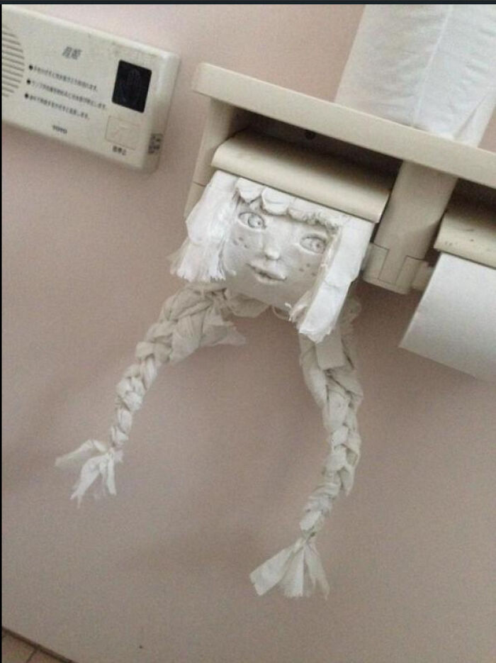 Someone Got Bored in a Japanese Toilet and Went Wild