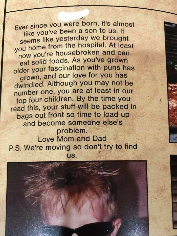 Yearbook Baby Ad... Dad’s Version