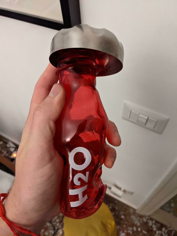 Water Bottle + Dishwasher = Big Mistake