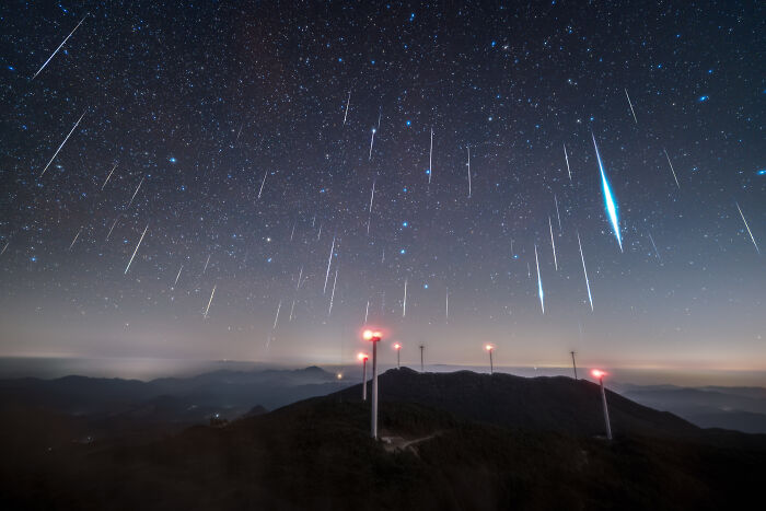 "Meteor Shower Party Under The Big Dipper" By Zhipu Wang