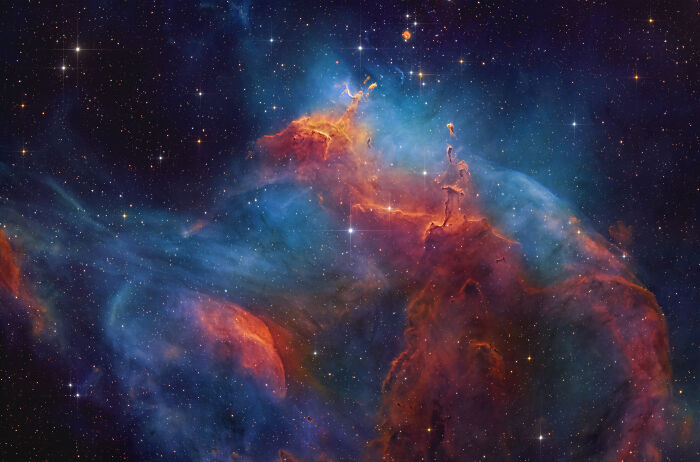 "Gum 37 Nebula: Southern Tadpoles or Cosmic Teapot?" By Ani Shastry