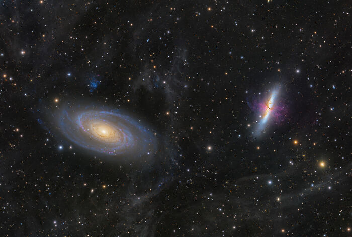 "The Cosmic Odd Couple: Beauty & The Beast Galaxies" By Xinghan Yang