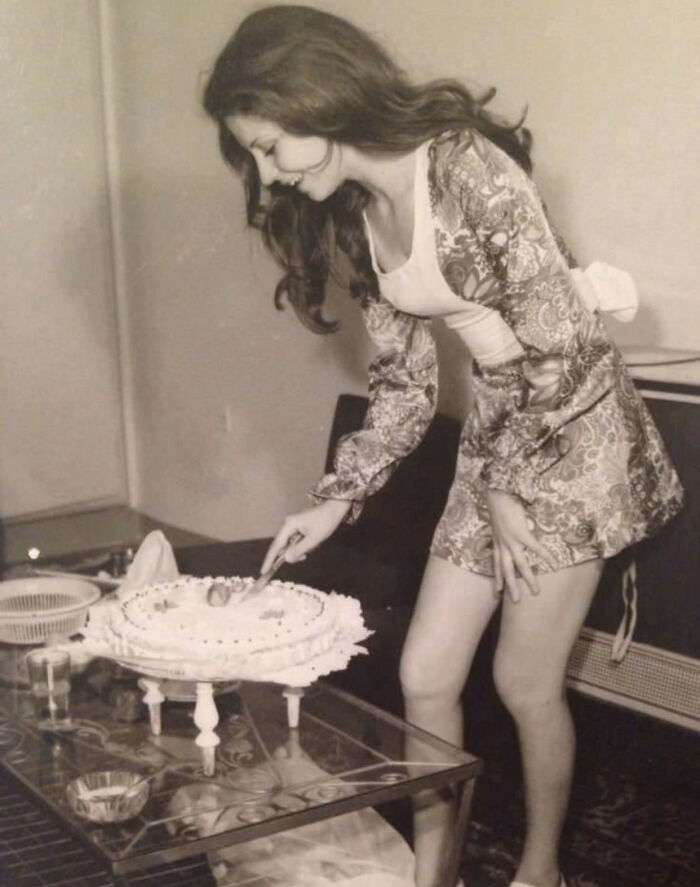 Birthday Cake Cutting Before Things Got Strict—Iran, 1973 Style