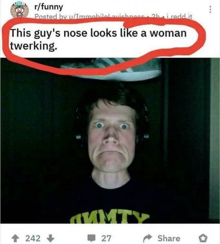 Wait, Why Is This Dude Wearing A Shoe On His Head?