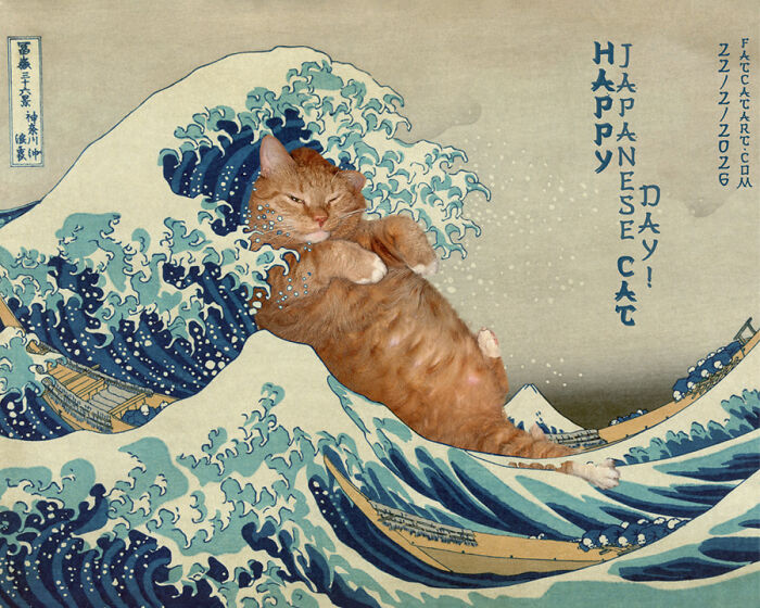 Great Wave Off Cat-Nagawa