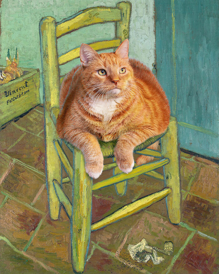 The Cat On Van Gogh's Chair