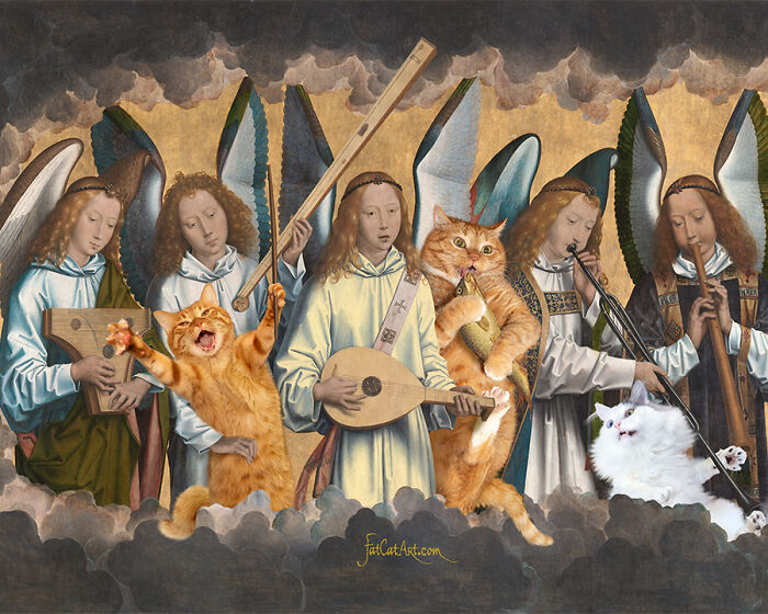 Music-Making Angels And Singing Cats