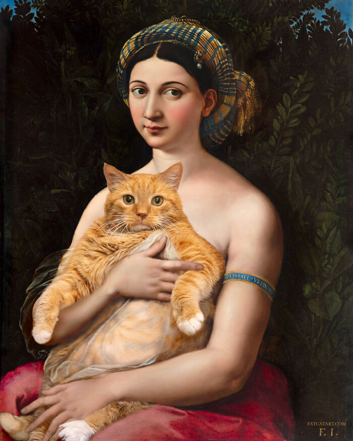 La Fornarina And The Cat