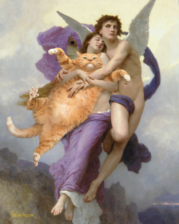 The Abduction Of Psyche And The Fat Cat