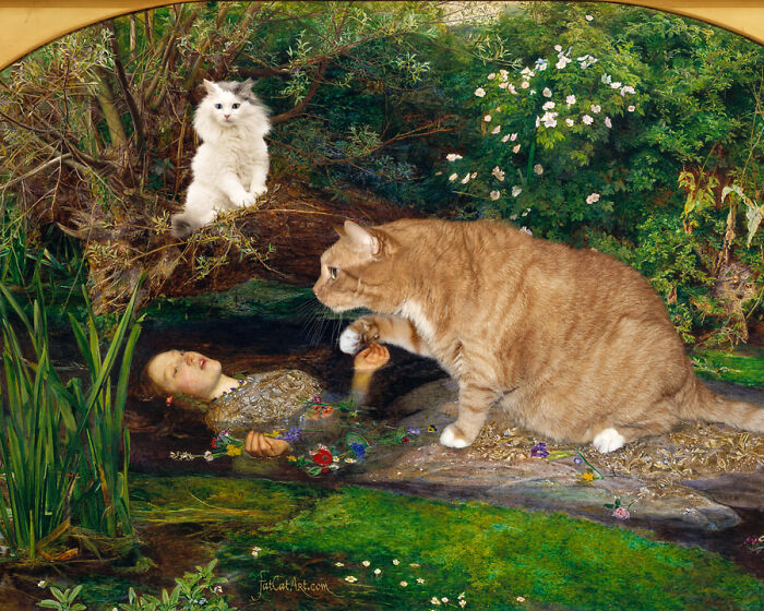 Ophelia And Cats