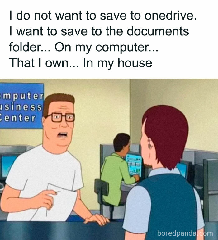 Is It Just Me or Does No One Wanna Save to OneDrive?
