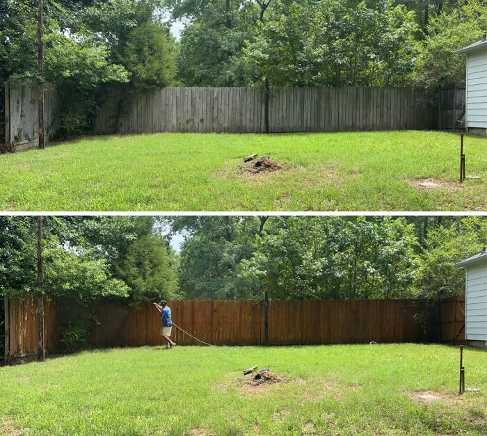 Old Fence Gets New Life