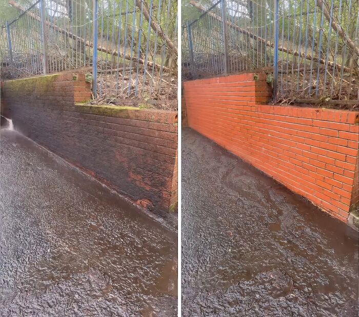 Brick Wall Makeover