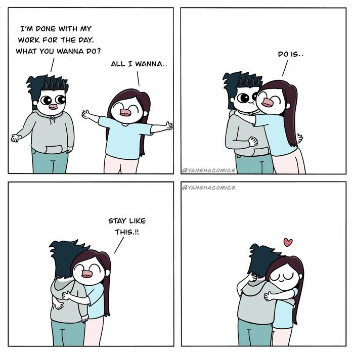 30 Comics That Nail The Weird & Wonderful Everyday Stuff Couples Do