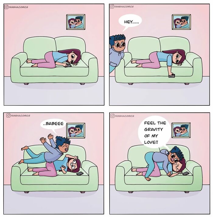 30 Comics That Nail The Weird & Wonderful Everyday Stuff Couples Do