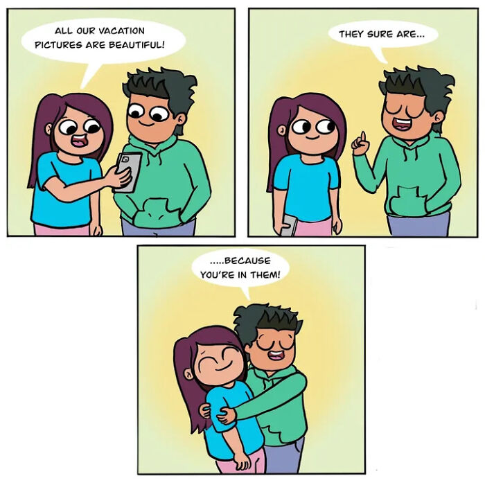 30 Comics That Nail The Weird & Wonderful Everyday Stuff Couples Do