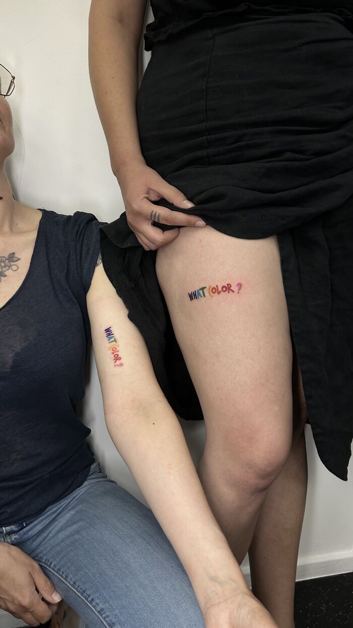 "What Color?" Tattoo Buddies