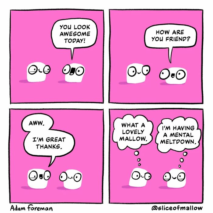 42 Marshmallow Comics That Make Life Look Way Cuter (And Hilarious)