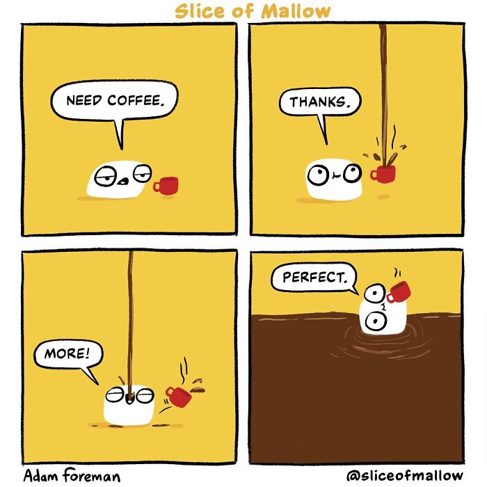 42 Marshmallow Comics That Make Life Look Way Cuter (And Hilarious)