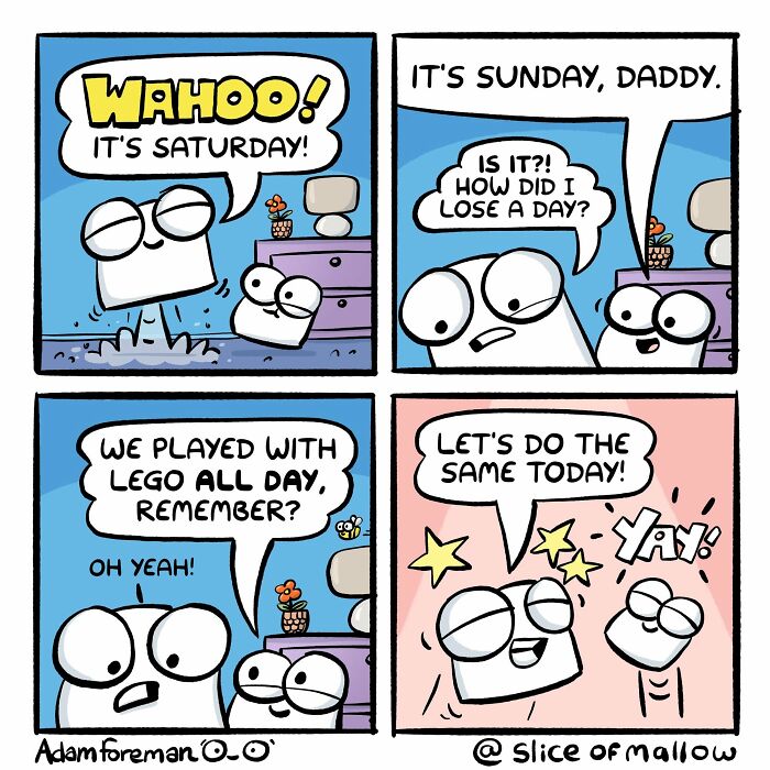 42 Marshmallow Comics That Make Life Look Way Cuter (And Hilarious)