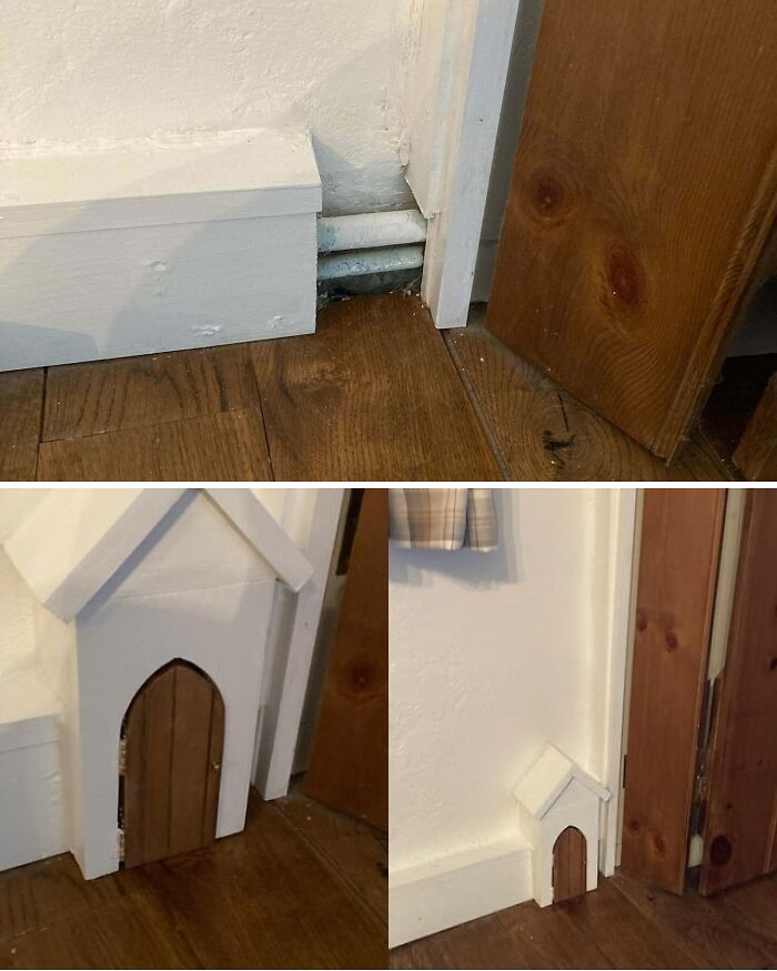 Dad’s Genius Fix for a Missing Skirting Board Piece