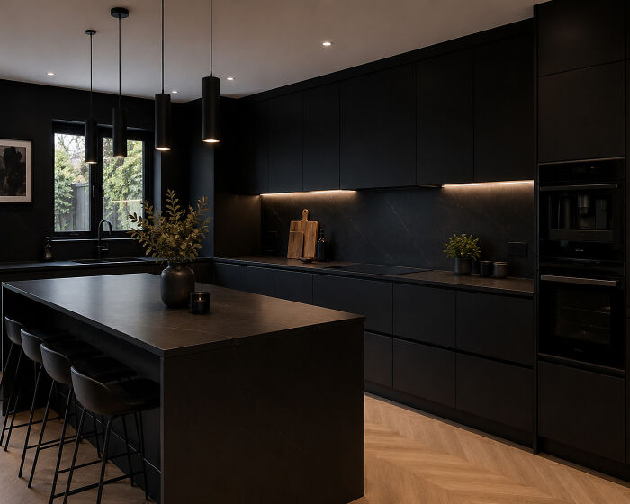 All Black Kitchen Dream or Design Dare?