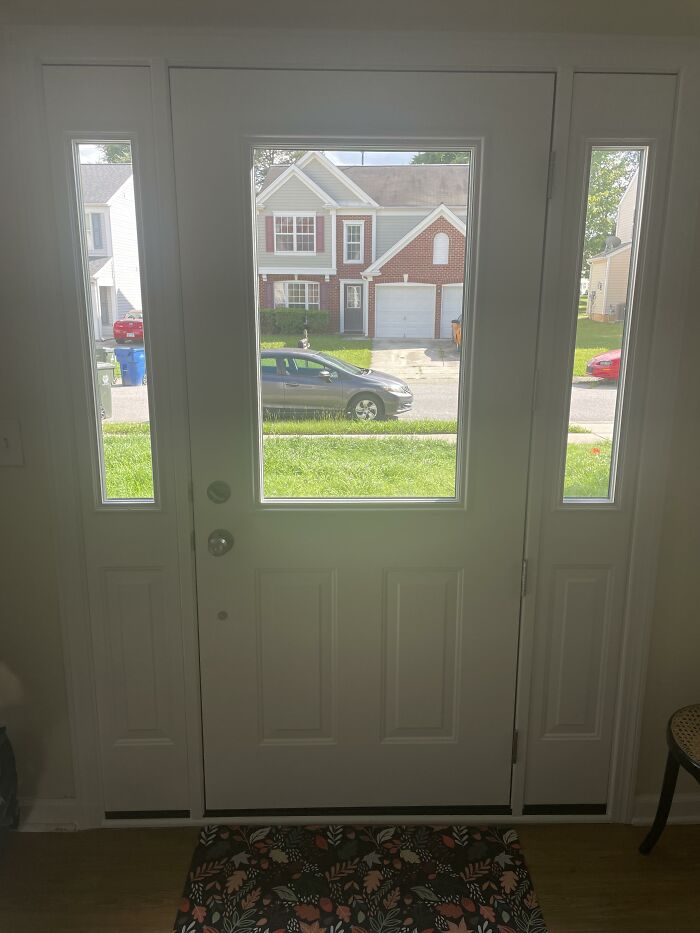 Door Privacy Problem? Curtains Are the Answer