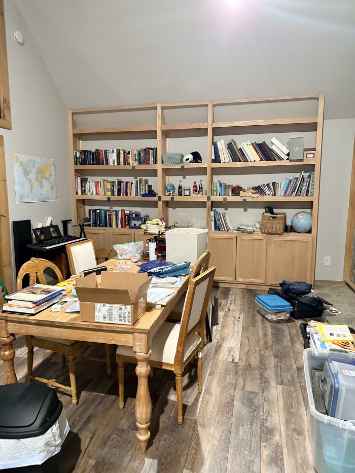 To Stain or Paint DIY Shelves?