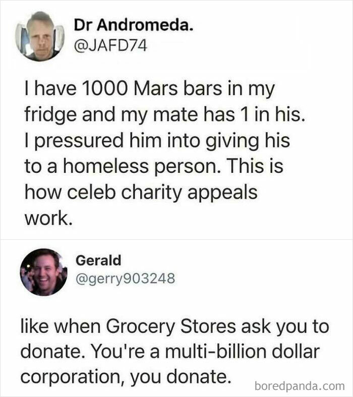 Donate Stuff, Take All The Credit