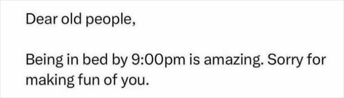 More of an 8 PM Person, Honestly