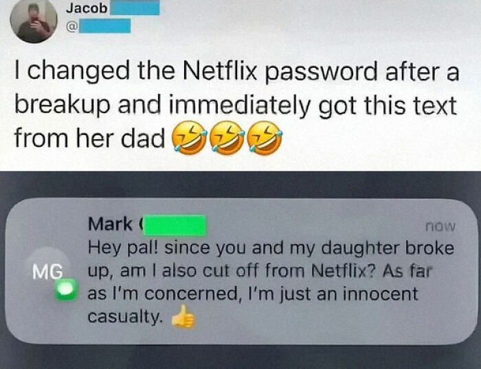Ex’s Dad Not Ready To Lose Netflix Access