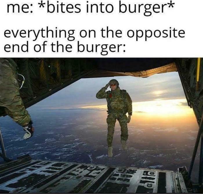 The Secret? Eat Your Burger From The Top