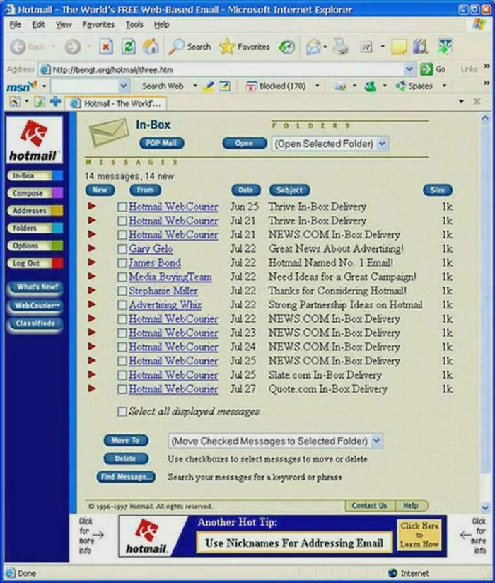 Wait, They Actually Saved These Weird Old Internet Screenshots?!