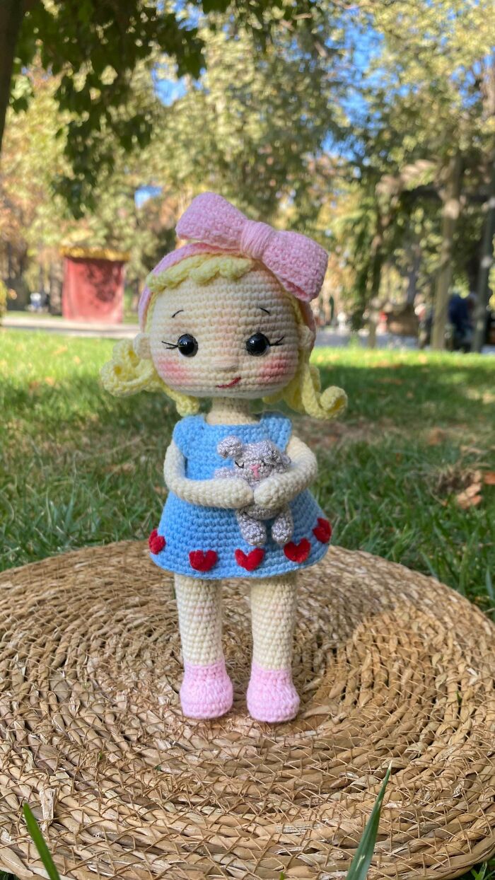 Tina Doll And Her Bunny—Too Cute To Handle