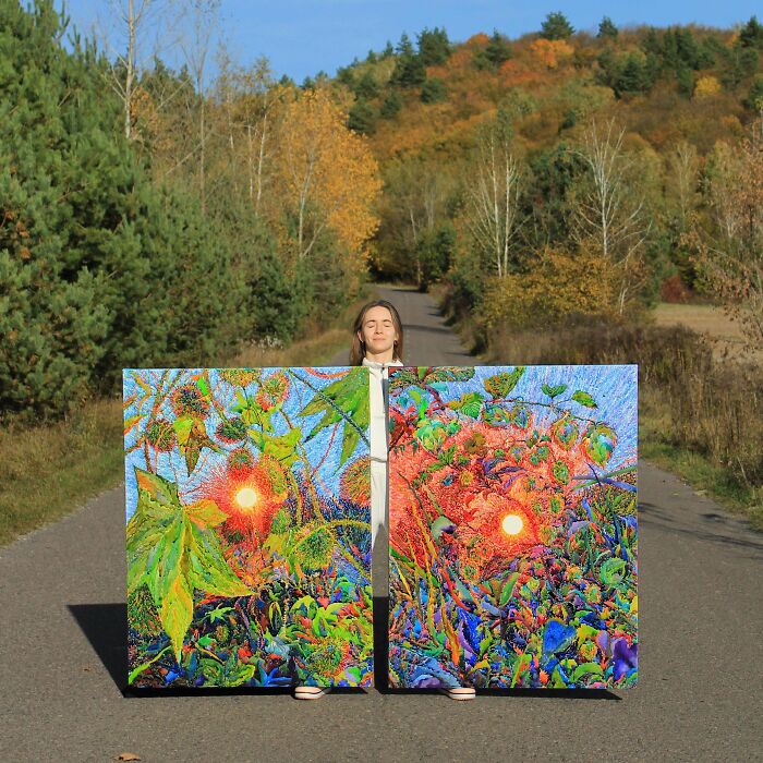 My Art Looks Psychedelic But I Call It Wavy Impressionism—Cool Name, Right?