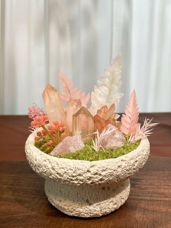 First Time Sharing This Crystal Planter—What Do You Think?
