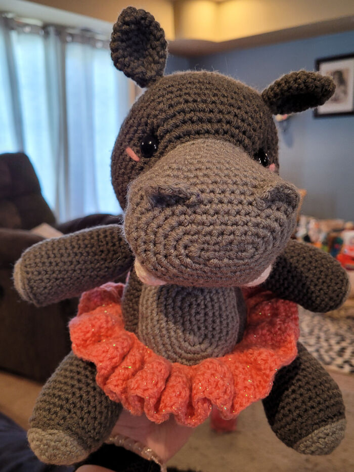 Hippo In A Tutu For Mom—Dance, Hippo, Dance!