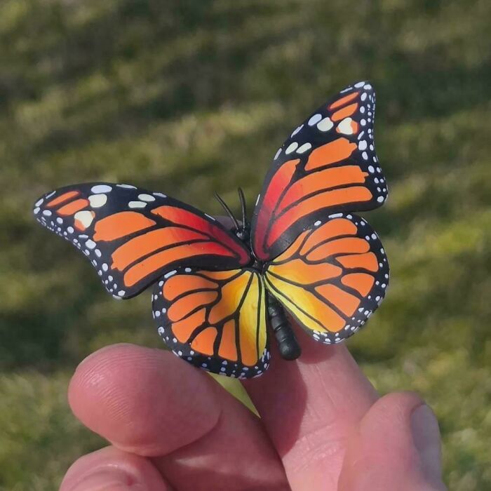 My First Butterfly Wing Cane—So Detailed!