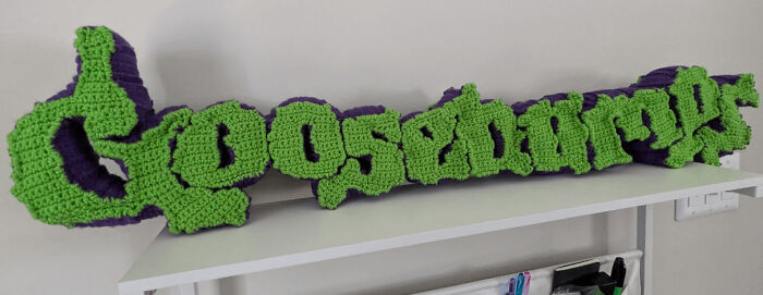 Crocheter Beware: Goosebumps 3D Pillow—For The Win!