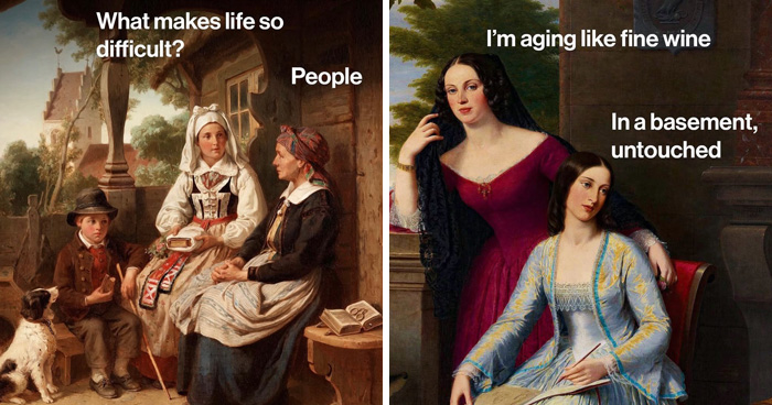 Old Paintings Meet Modern Life and It’s Hilariously Relatable!