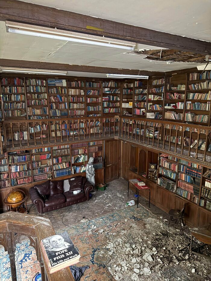 We Discovered the Coolest Abandoned Library in an Old Convent