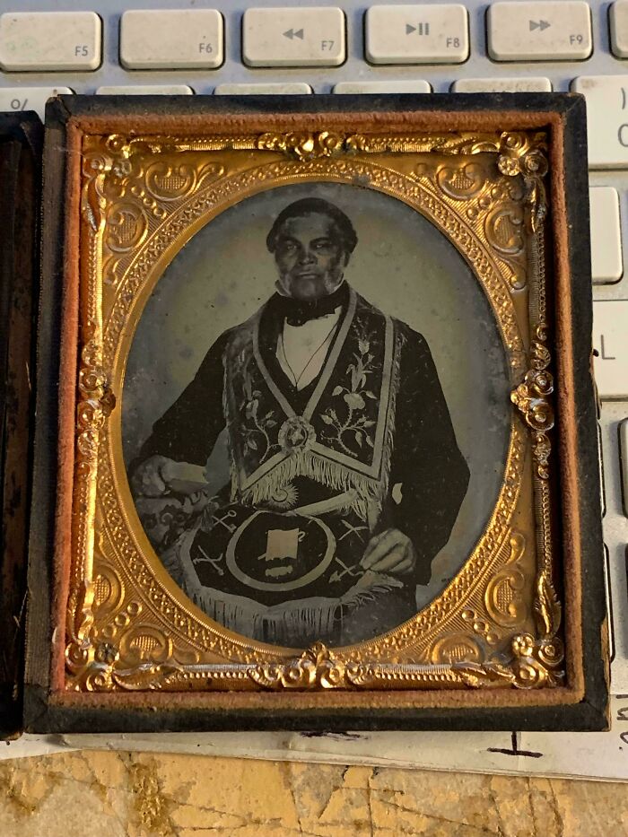 Found an Old Daguerreotype Behind a Dresser in a Tear-Down House