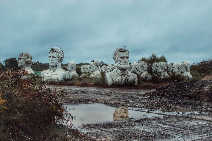 Who Knew? Abandoned Presidents’ Heads in a Virginia Field
