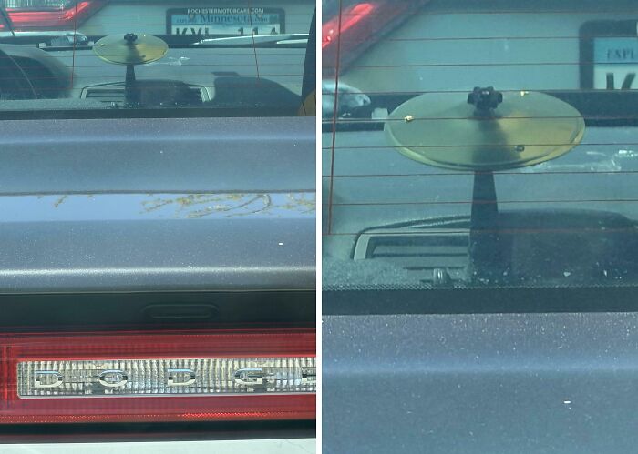 A Cymbal In a Car? Why Though?