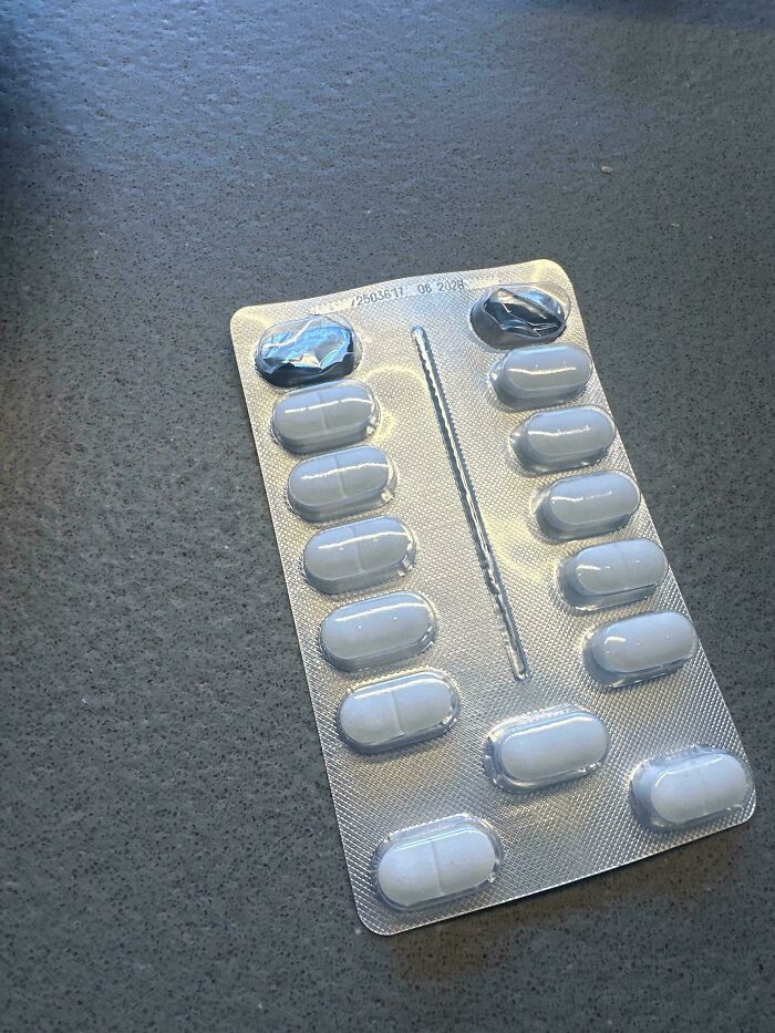 What’s Up With This Line Separating My Pills?
