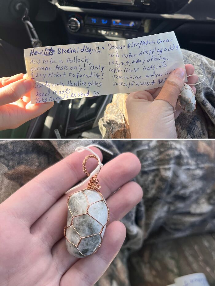 What Is This Weird Note On Birch Bark?