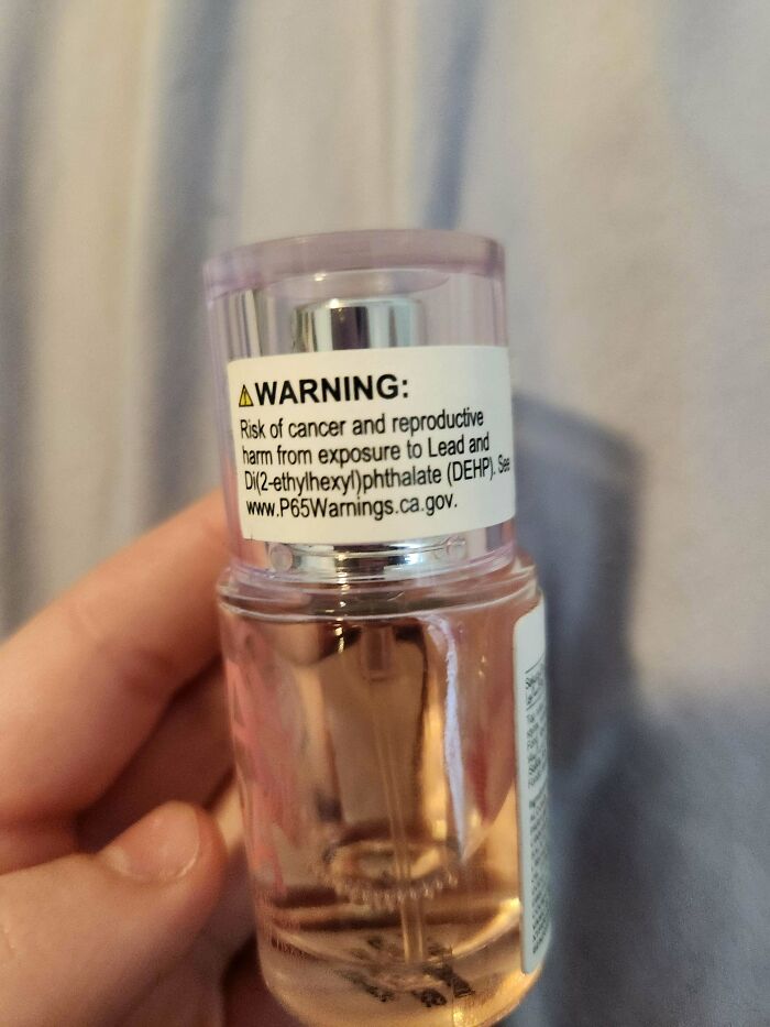 Why Does My Perfume Say It Contains Lead?