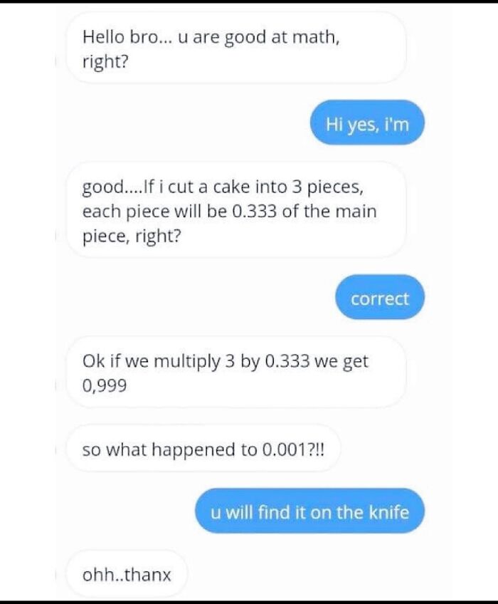 Wait, I've Never Thought Of It Like That!